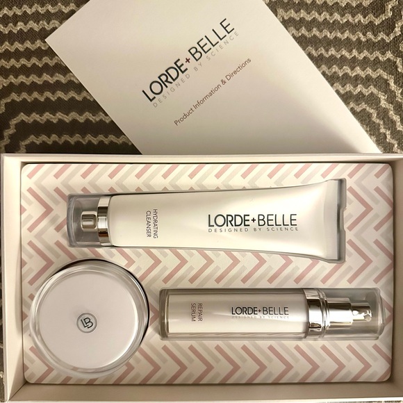 New Lorde + Belle 3 Piece Anti Aging Skin Care Regimen; sealed in Box MSRP: $199 - Picture 1 of 7